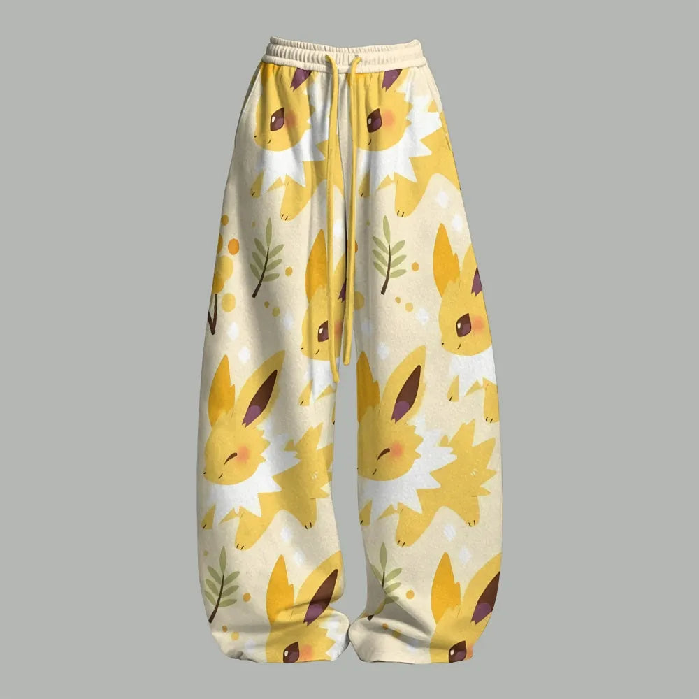 Pokémon Women's Crop Top and Elastic Waist Pants Set