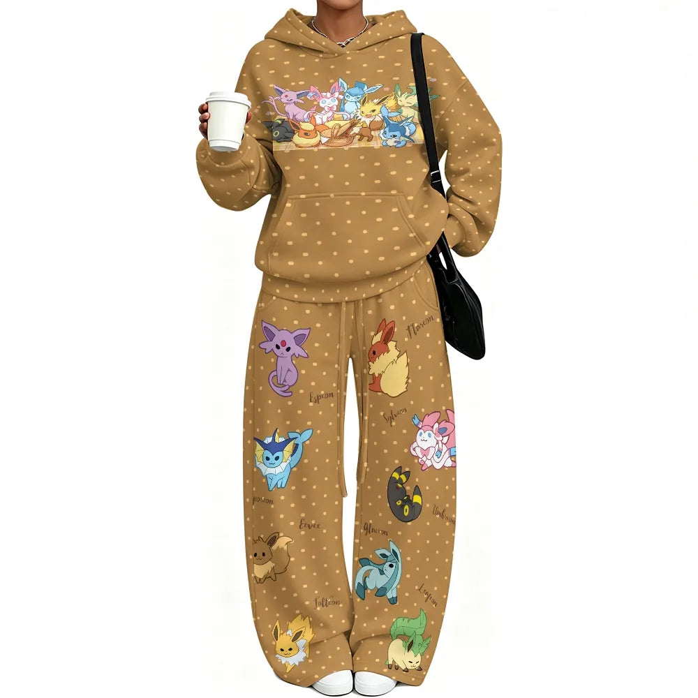 Pokémon Vintage Plush Hoodie set