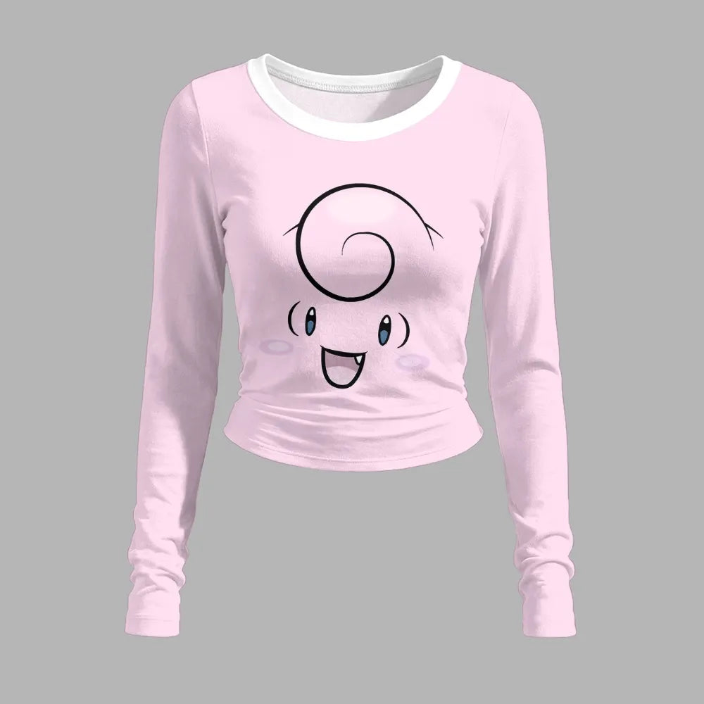 Pokémon Long-sleeved double-layer stretch pants set
