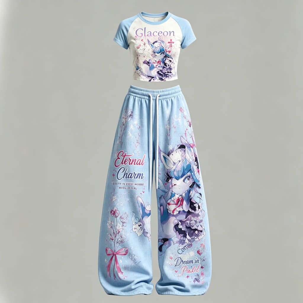 Pokémon T-Shirt & Elasticated Trousers Two-Piece Set