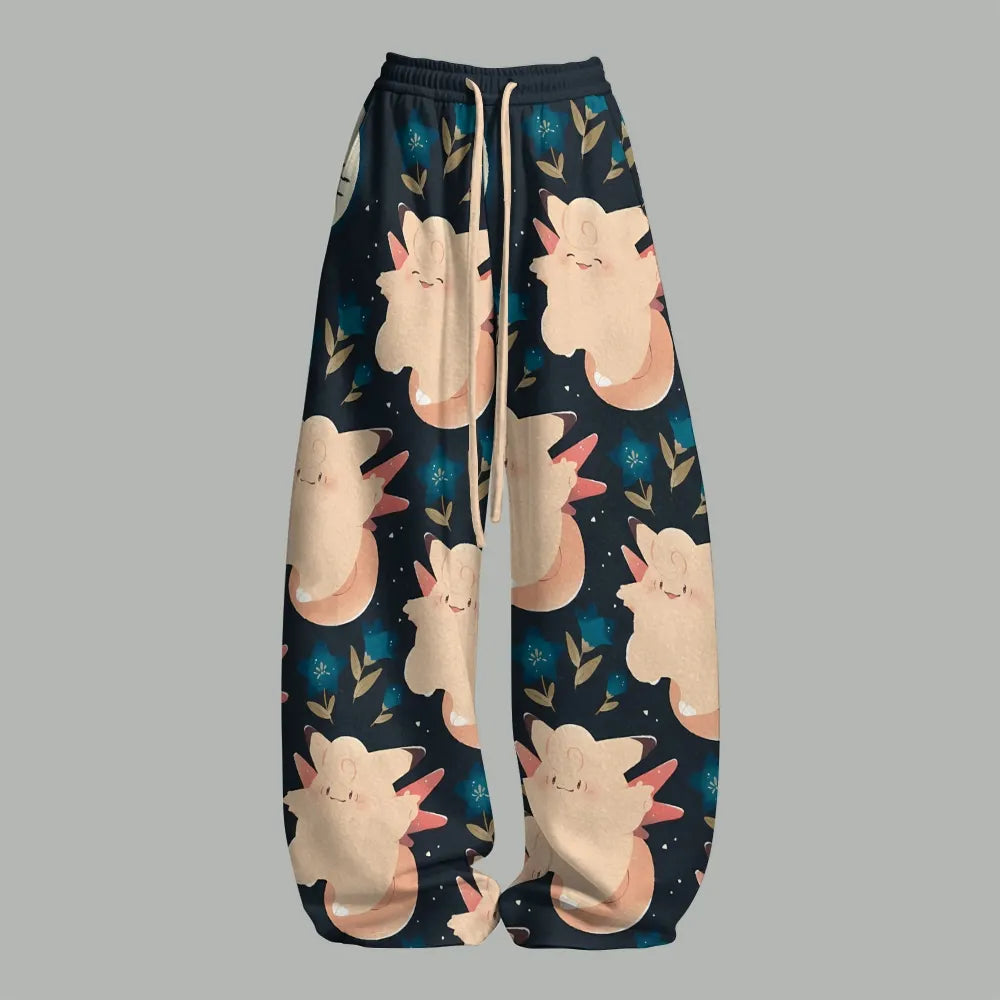 Pokémon Women's Crop Top and Elastic Waist Pants Set