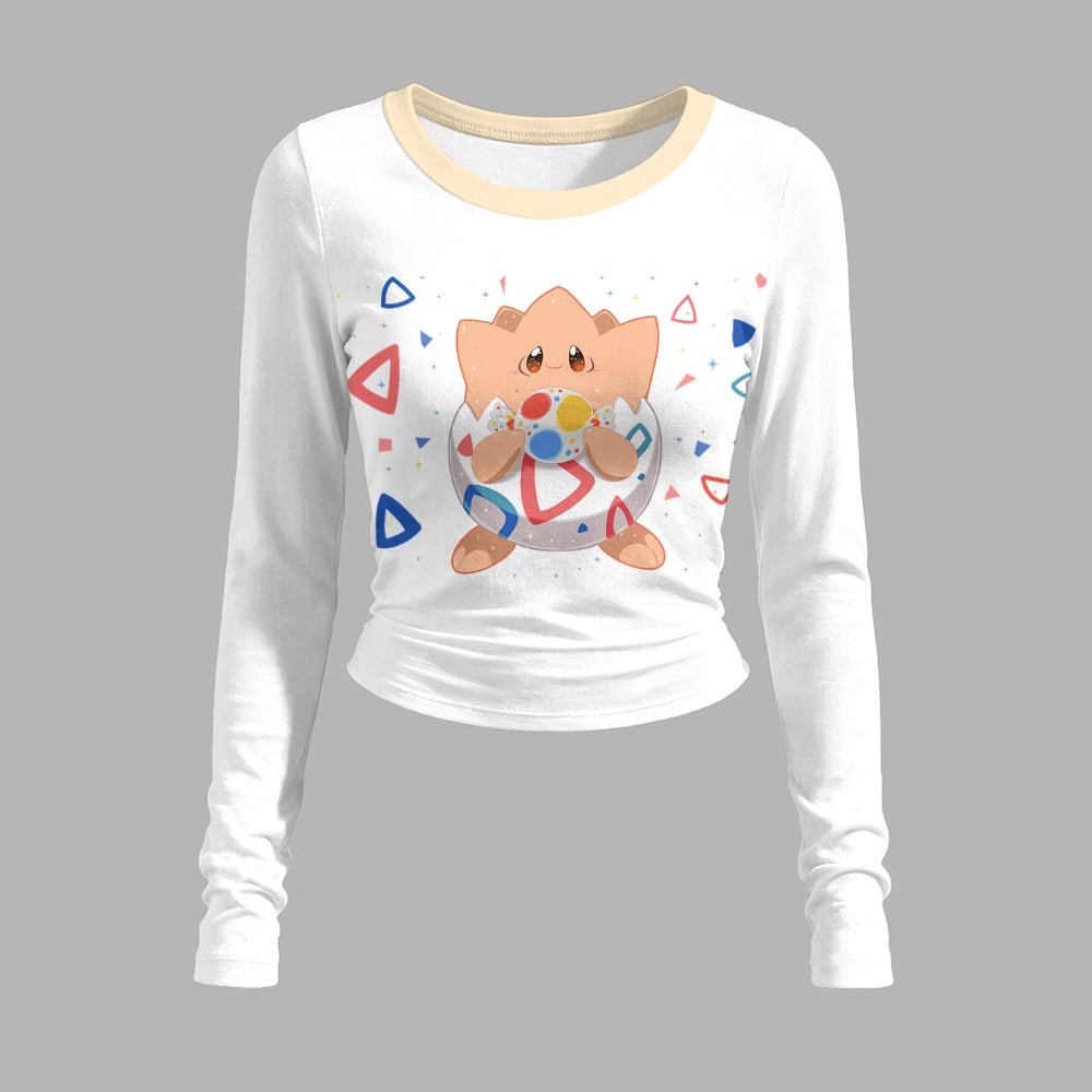 Pokémon Long-sleeved double-layer stretch pants set
