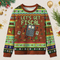 Personalized Accounting Hilarious Ugly Sweater Financial Christmas Gift for Accountants