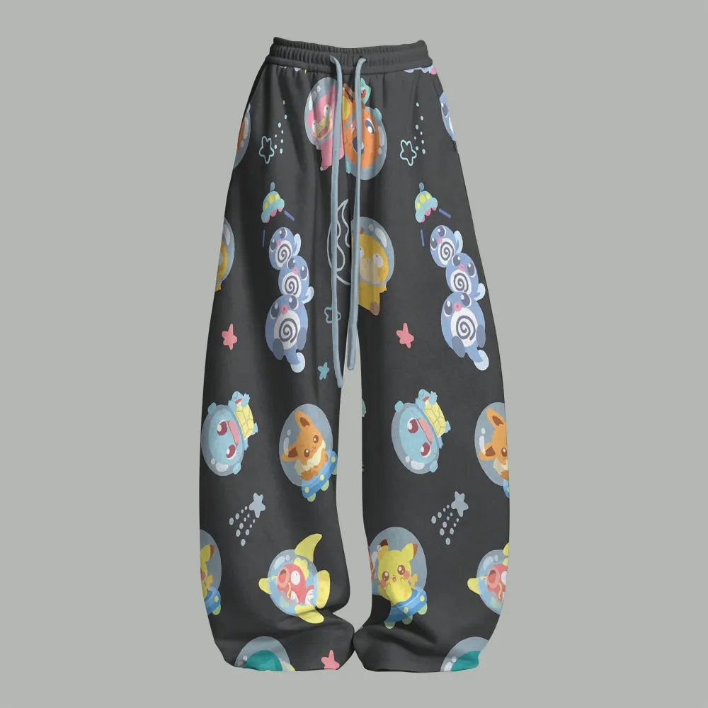 Pokémon Women's Crop Top and Elastic Waist Pants Set