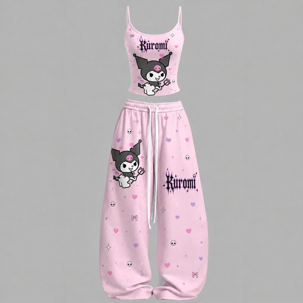 Hello Kitty Top & Elasticated Trousers Two-Piece Set