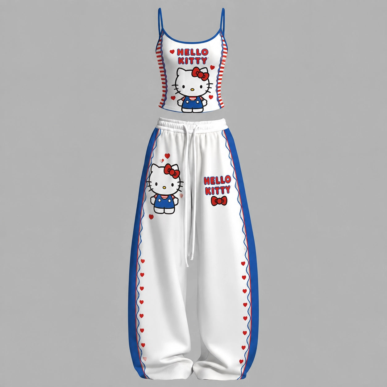 Hello Kitty Top & Elasticated Trousers Two-Piece Set