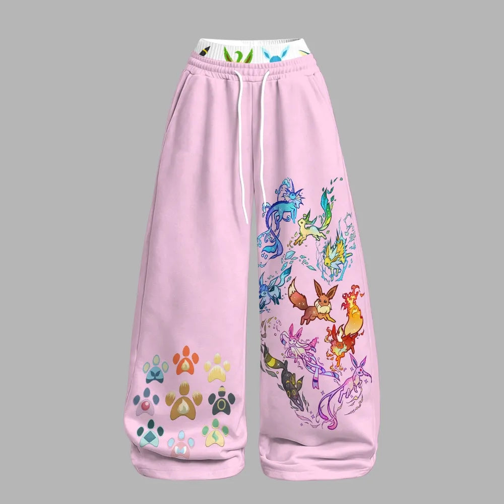 Pokémon Long-sleeved double-layer stretch pants set
