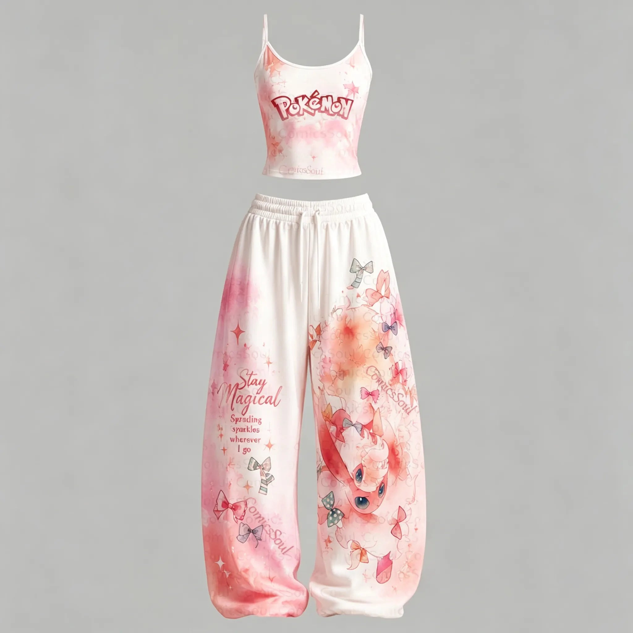Pokémon T-Shirt & Elasticated Trousers Two-Piece Set