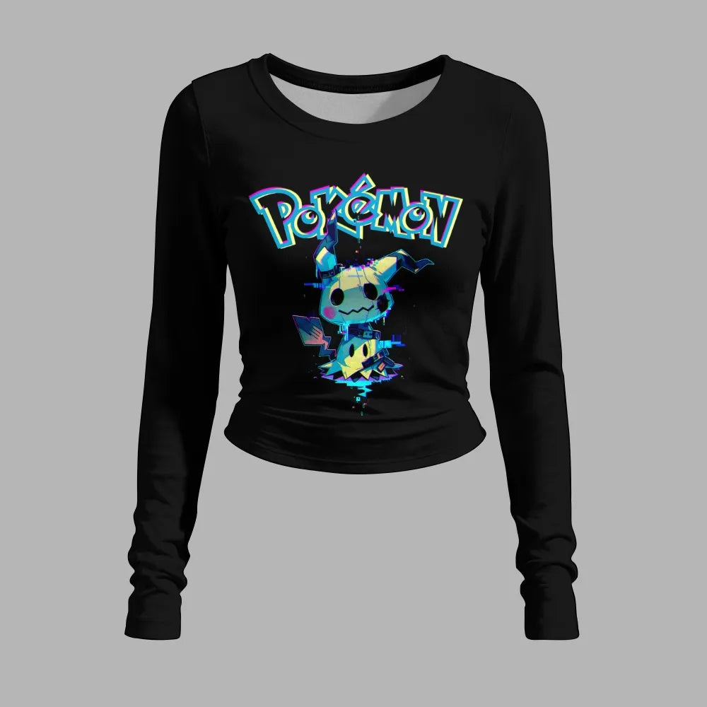 Pokémon Long-sleeved double-layer stretch pants set