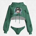 NARUTO Women's Hooded Thicken Suit Set