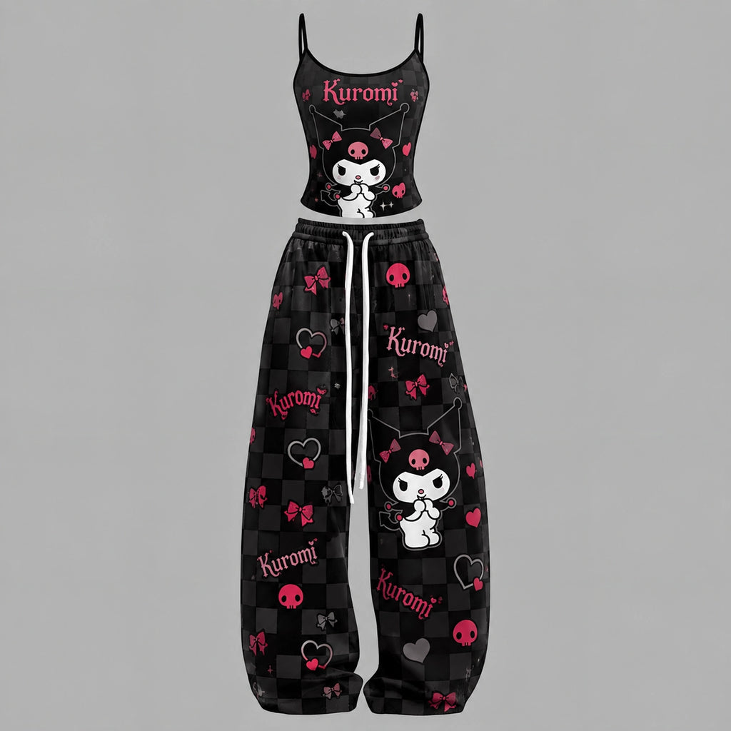 Hello Kitty Top & Elasticated Trousers Two-Piece Set