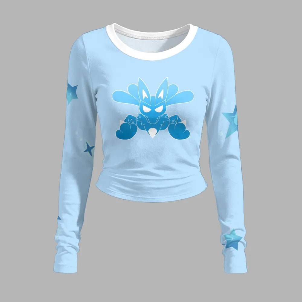 Pokémon Long-sleeved double-layer stretch pants set