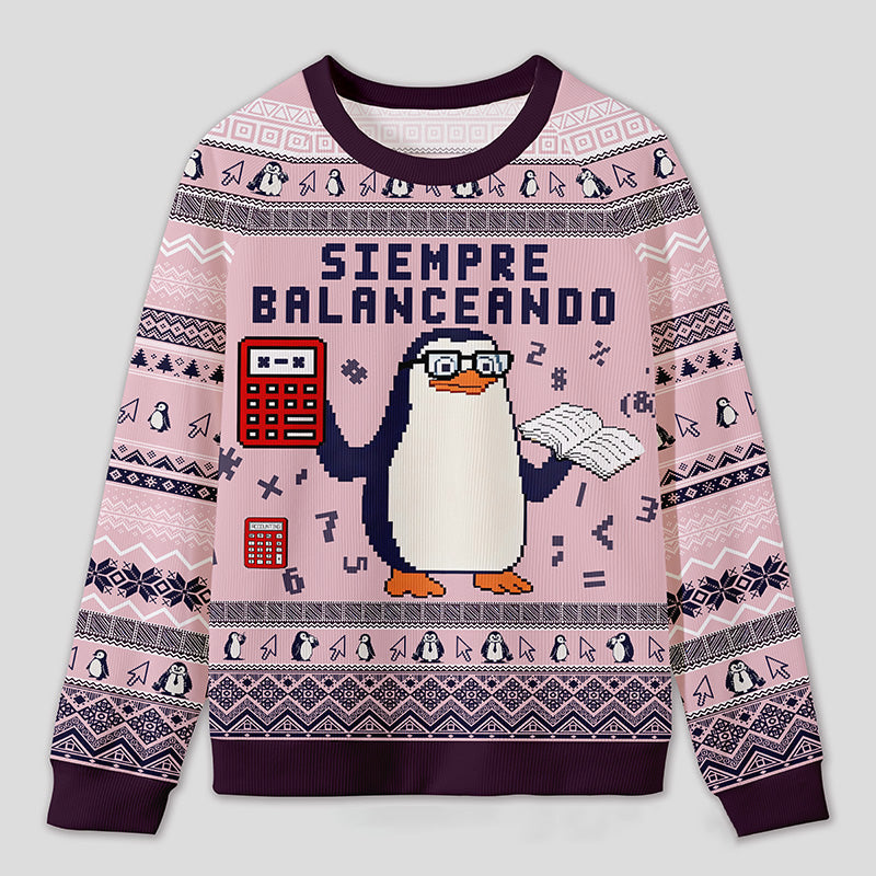 Personalized Finance Golden Goose Parody Ugly Sweater Office Holiday Party Gift for Accountants