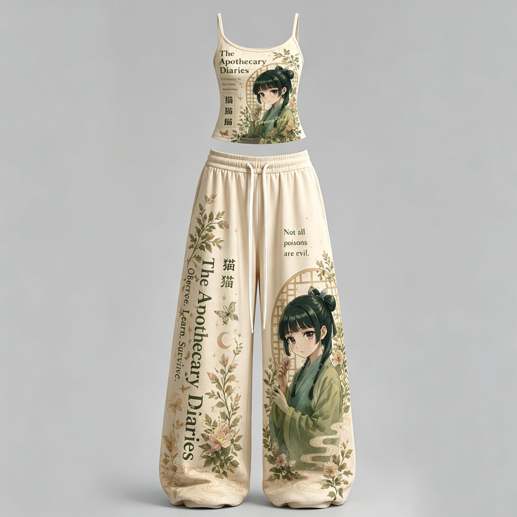 The Apothecary Diaries T-Shirt & Elasticated Trousers Two-Piece Set
