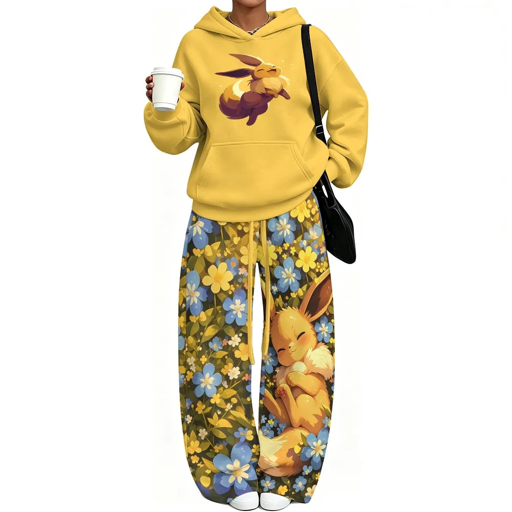 Pokémon Vintage Plush Hoodie set