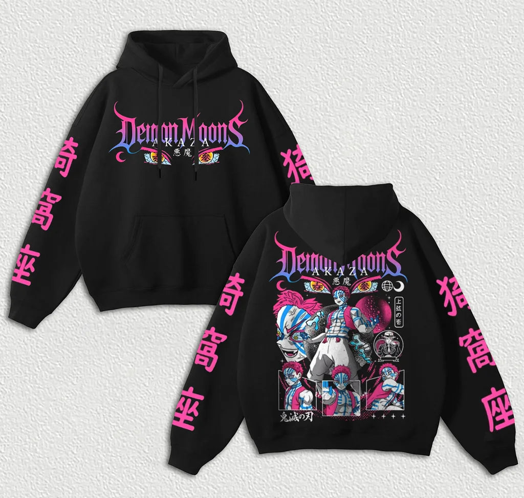 Unisex Casual Hoodie Sweatshirt Demon Slayer