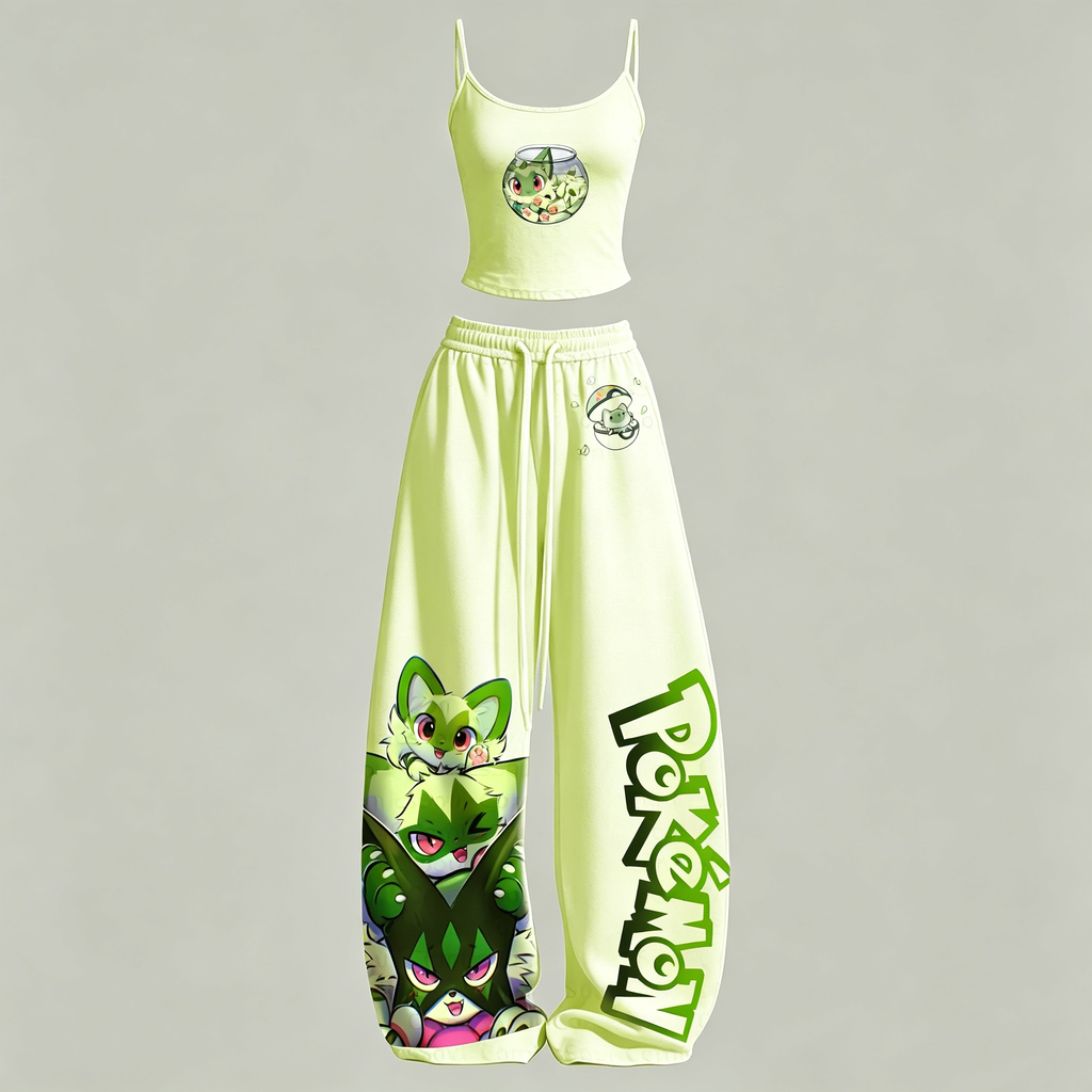 Pokémon Top & Elasticated Trousers Two-Piece Set