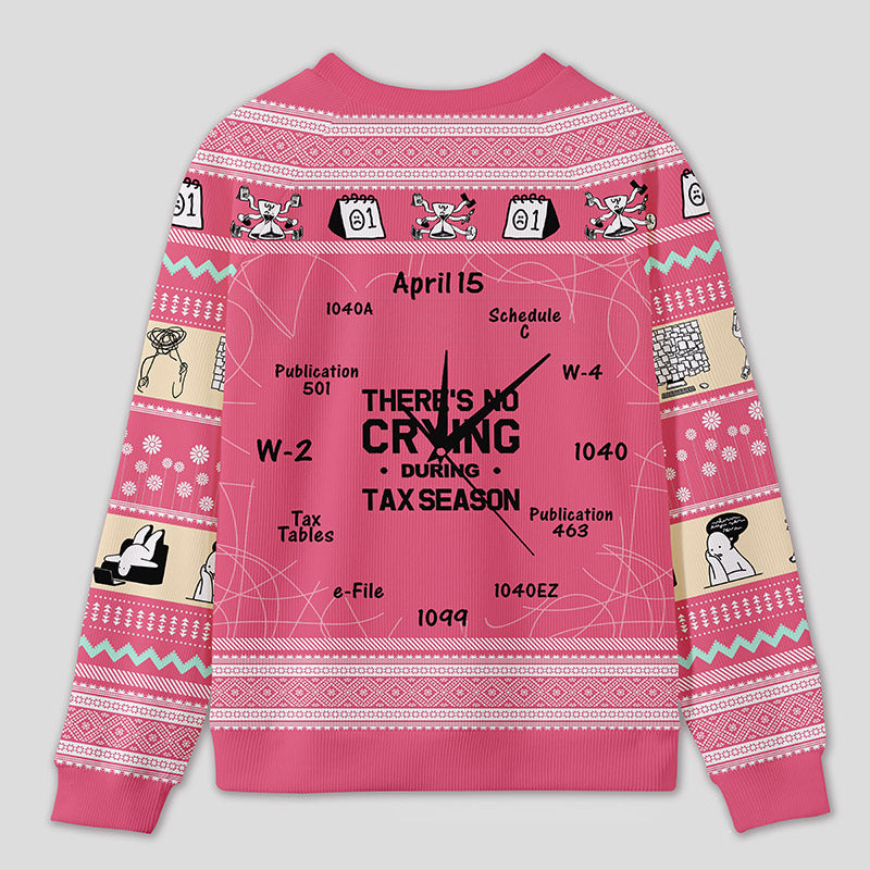 Personalized Tax Countdown Humor Ugly Sweater Office Holiday Party Gift for Accounting Pros