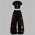 Naruto Top & Elasticated Trousers Two-Piece Set