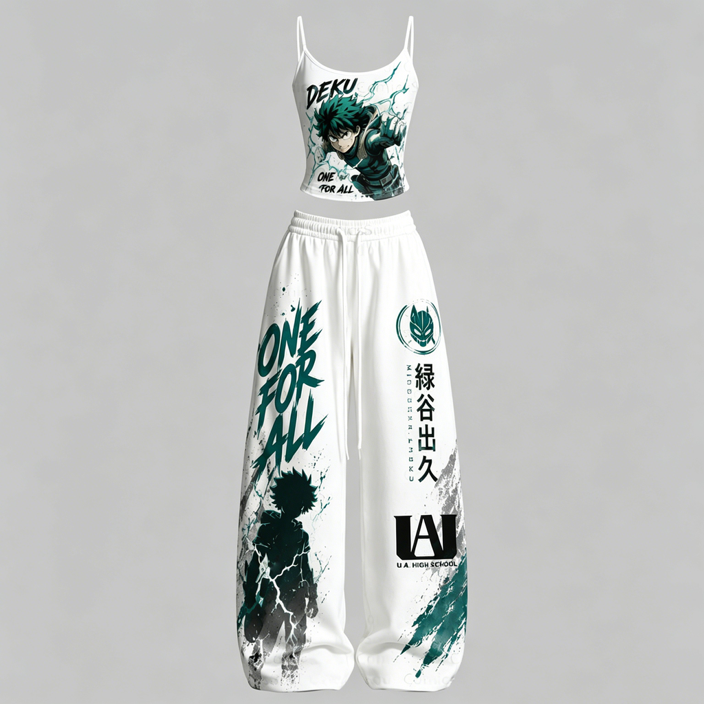 My Hero Academia Top & Elasticated Trousers Two-Piece Set
