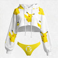 Pokémon Women's Cropped Hoodie & Thong Sets