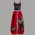 Chainsaw Man Top & Elasticated Trousers Two-Piece Set