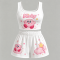 Animescollection Kirby's Dream Land Vest and shorts Two-Piece Set