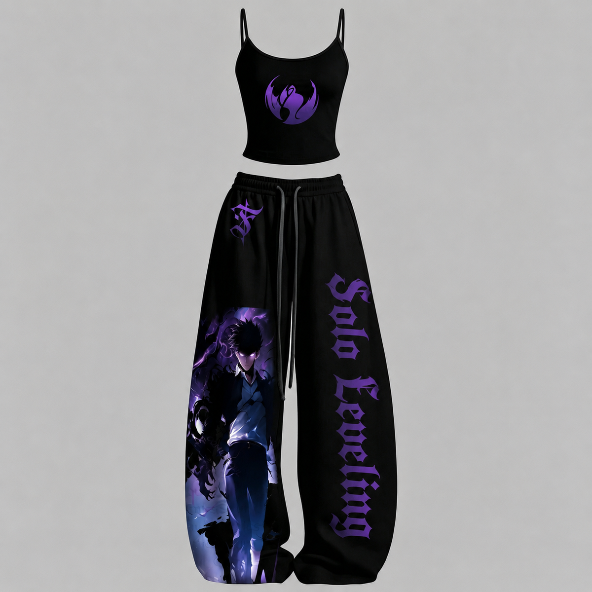 Solo Leveling Top & Elasticated Trousers Two-Piece Set