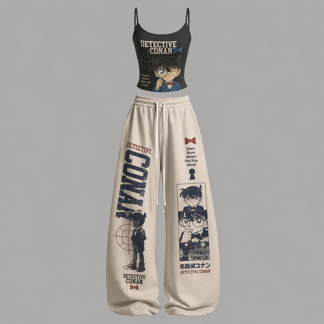 Detective Conan T-Shirt & Elasticated Trousers Two-Piece Set