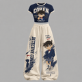 Detective Conan T-Shirt & Elasticated Trousers Two-Piece Set