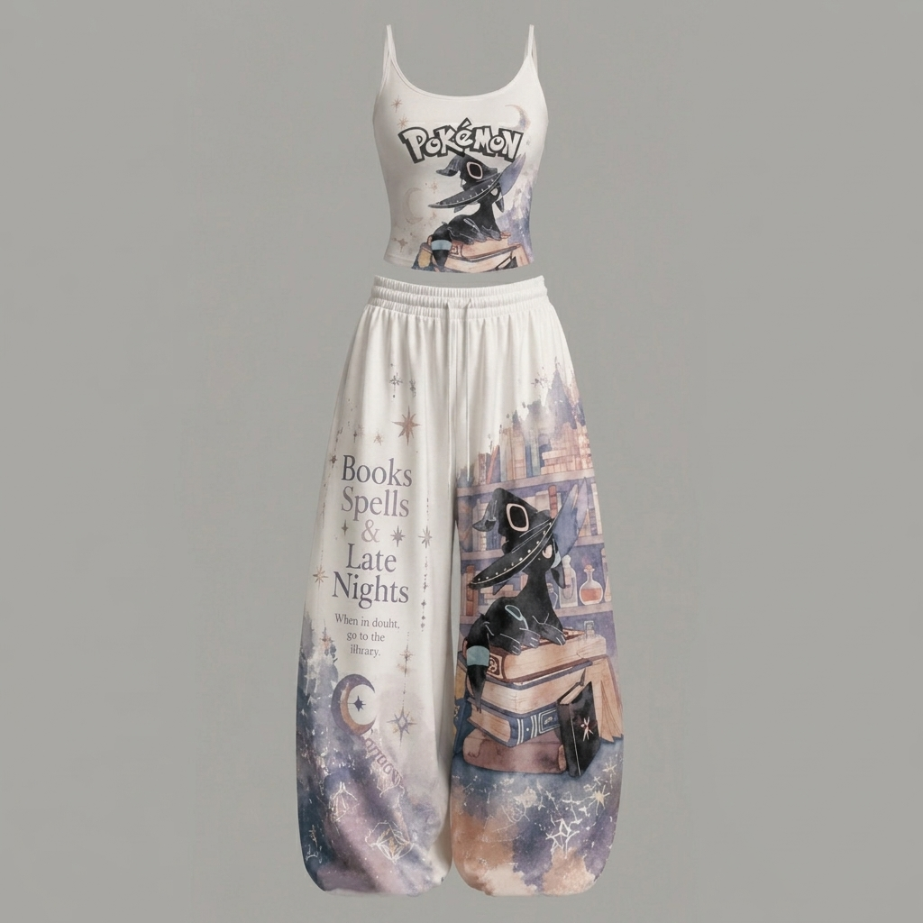 Pokémon T-Shirt & Elasticated Trousers Two-Piece Set