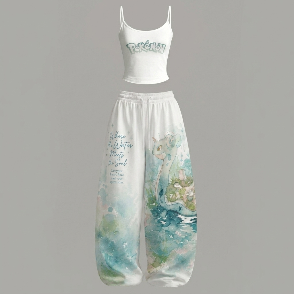 Pokémon T-Shirt & Elasticated Trousers Two-Piece Set