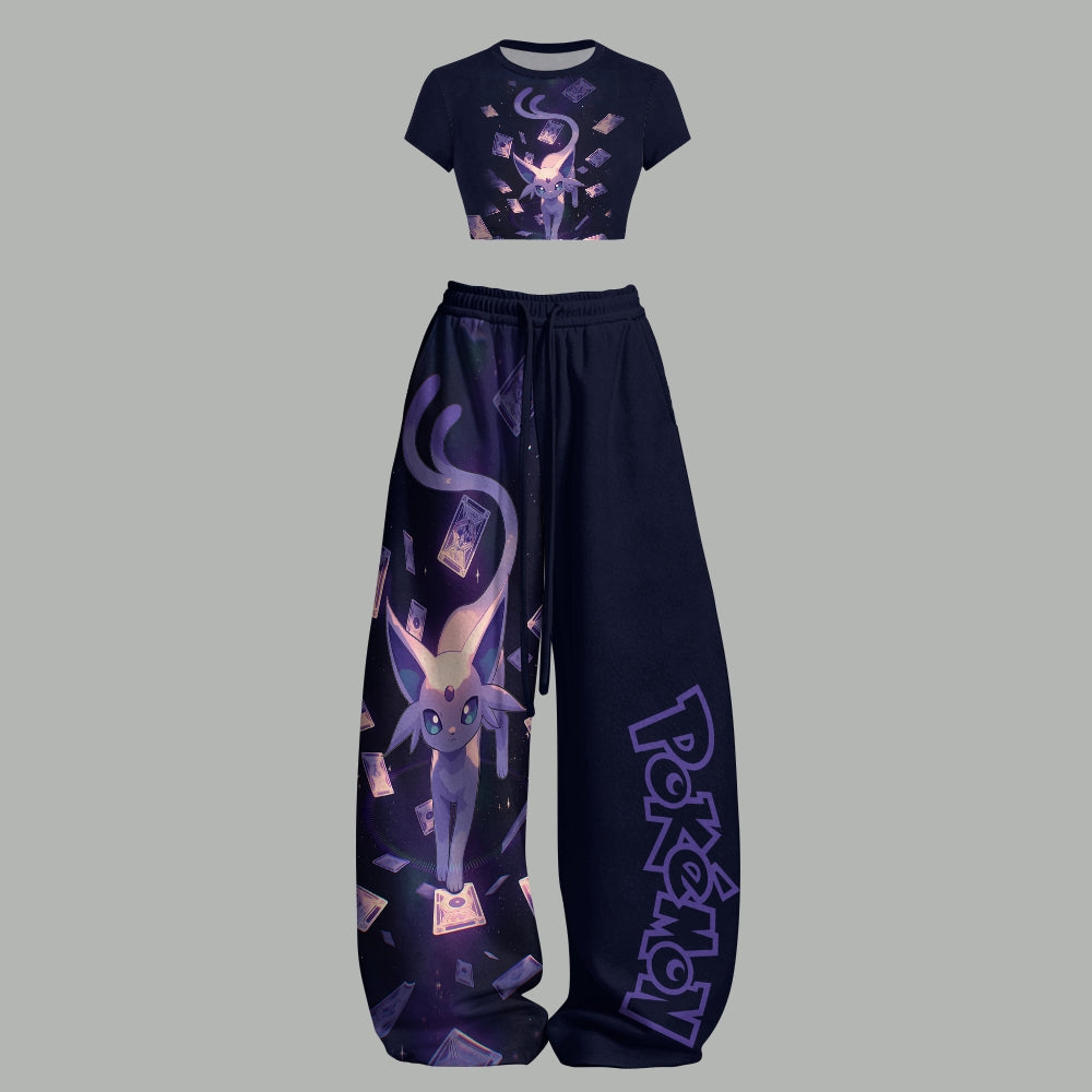 Pokémon T-Shirt  & Elasticated Trousers Two-Piece Set