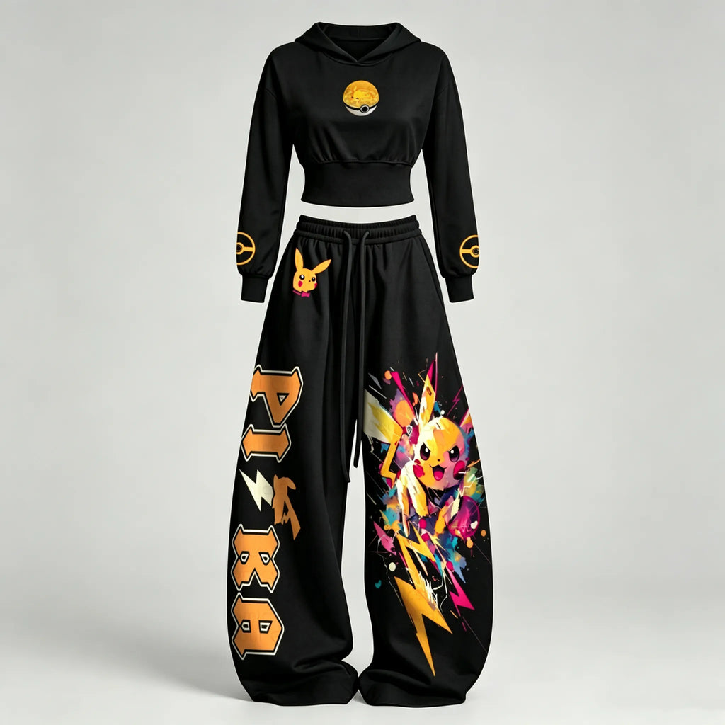 Pokémon Hoodie & Pants TwoPiece Tracksuit Set