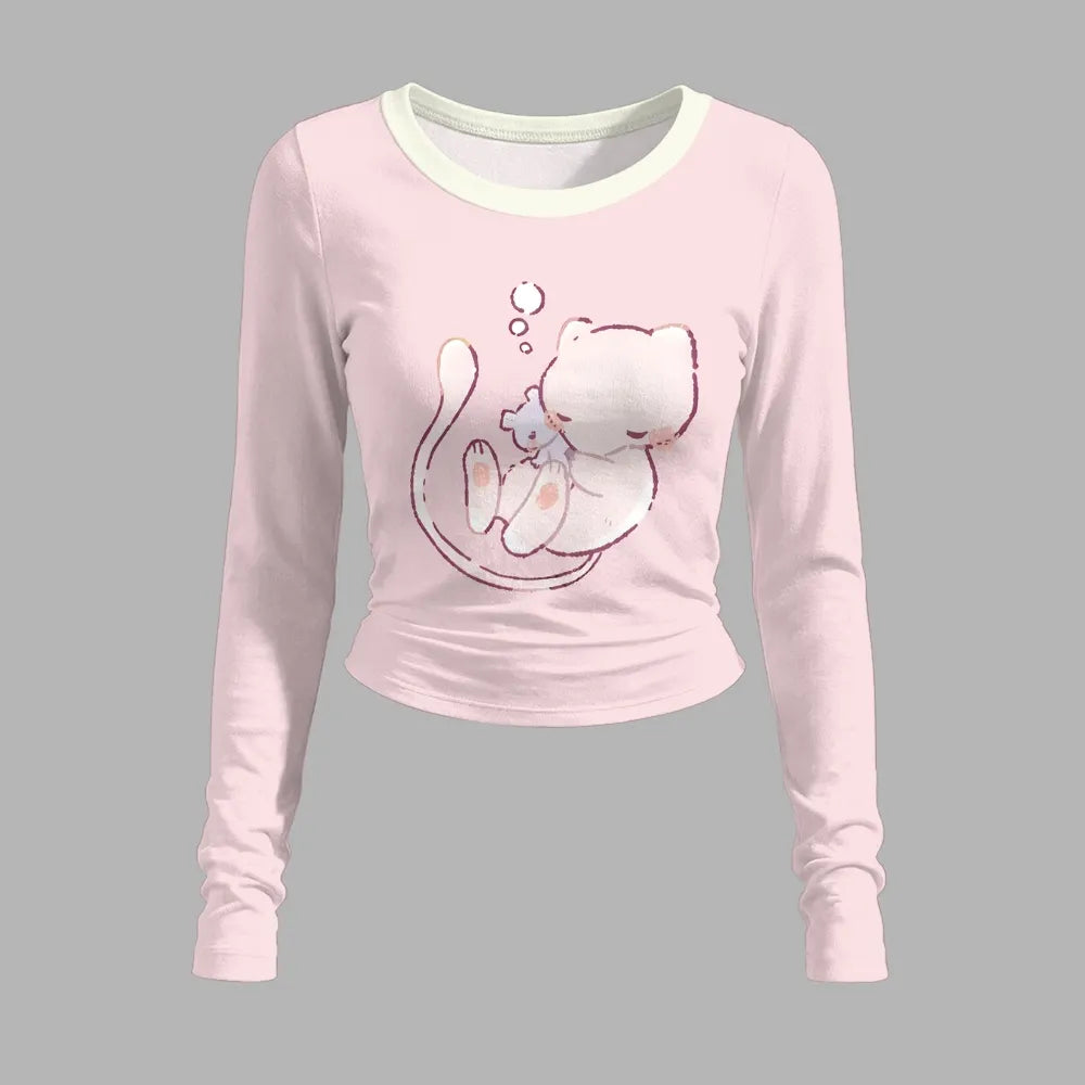Pokémon Long-sleeved double-layer stretch pants set