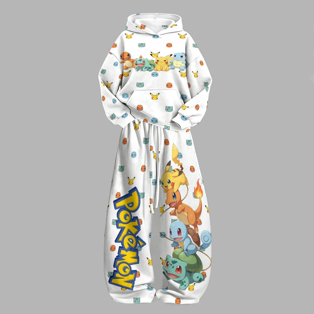 Pokémon Vintage Plush Hoodie set
