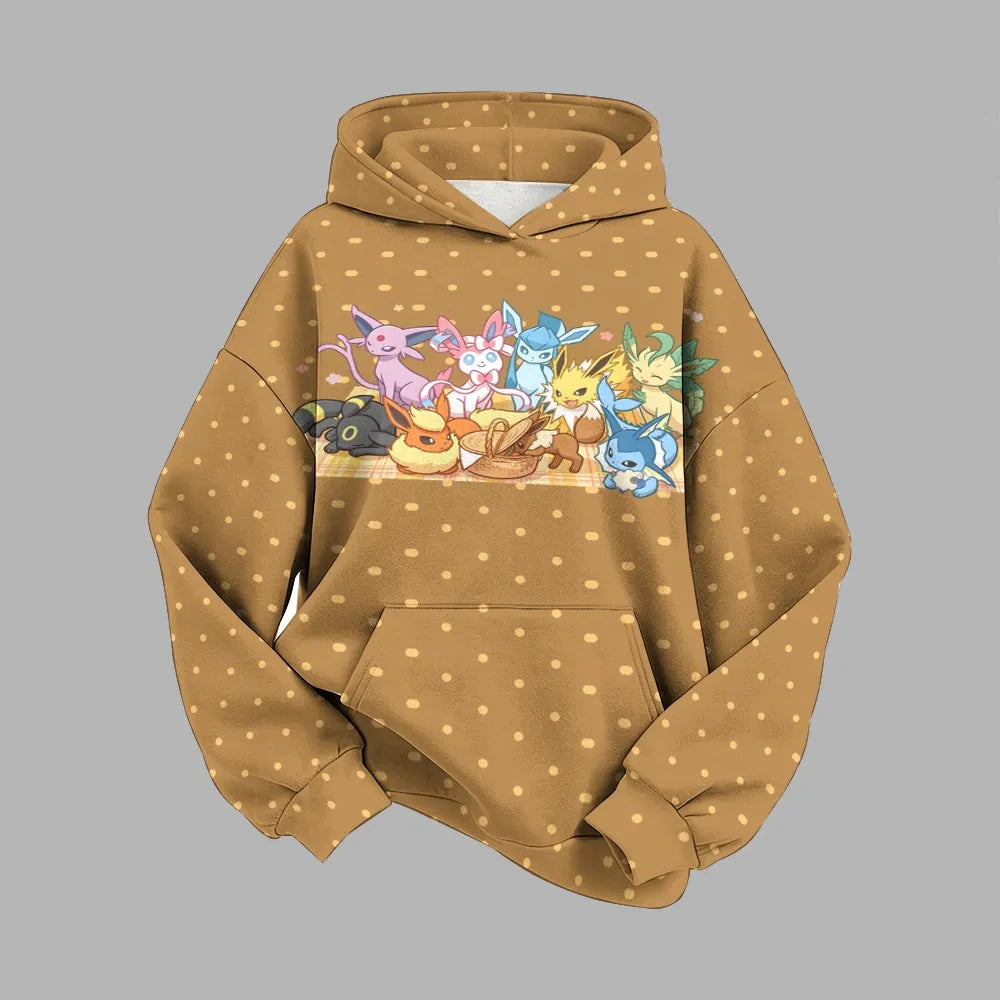 Pokémon Vintage Plush Hoodie set