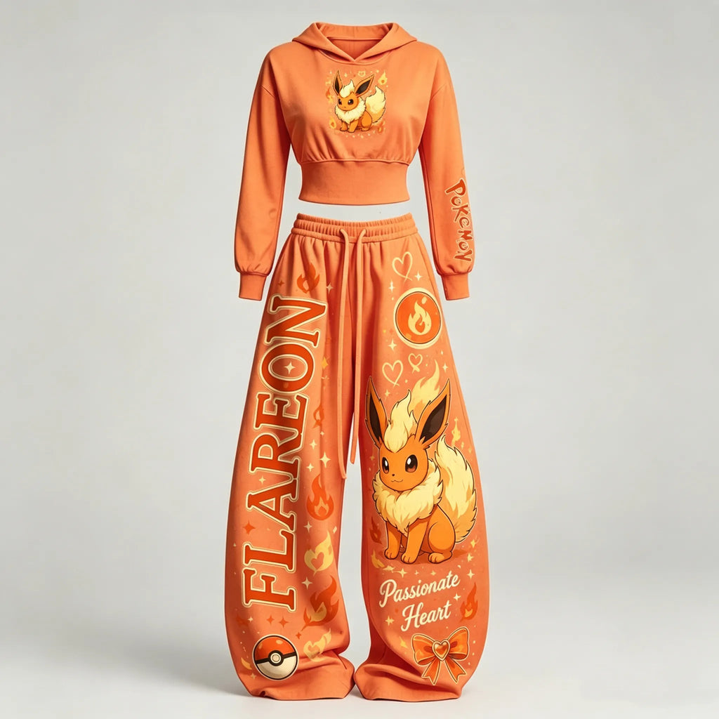 Pokémon Hoodie & Pants TwoPiece Tracksuit Set
