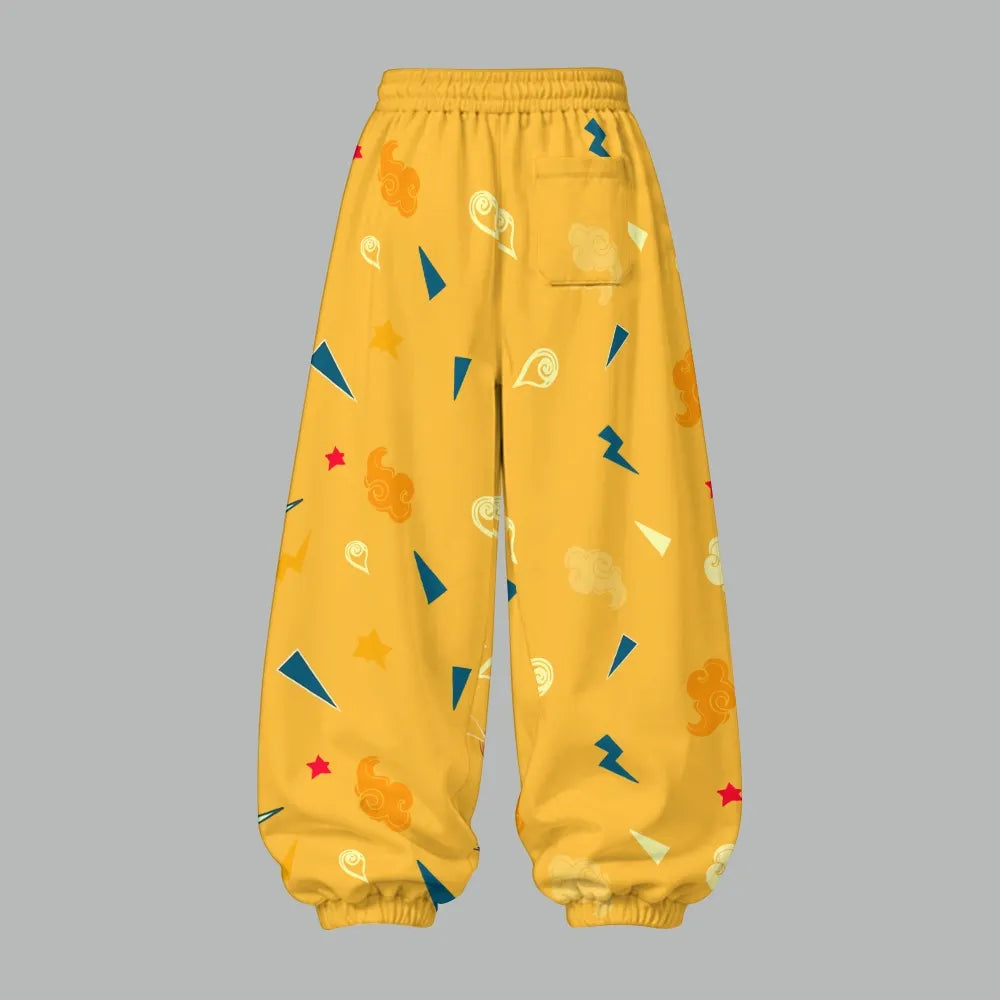 Pokémon Women's Cropped Long Sleeve Hoodie & High Waist Jogger Pants Two Piece Tracksuit Set