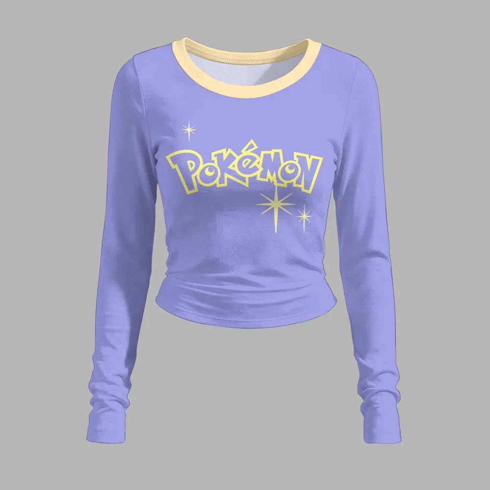 Pokémon Long-sleeved double-layer stretch pants set