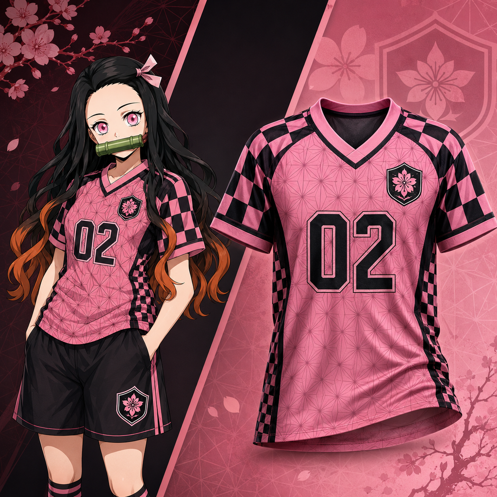 Demon Slayer Nezuko Kamado - V-neck jersey
