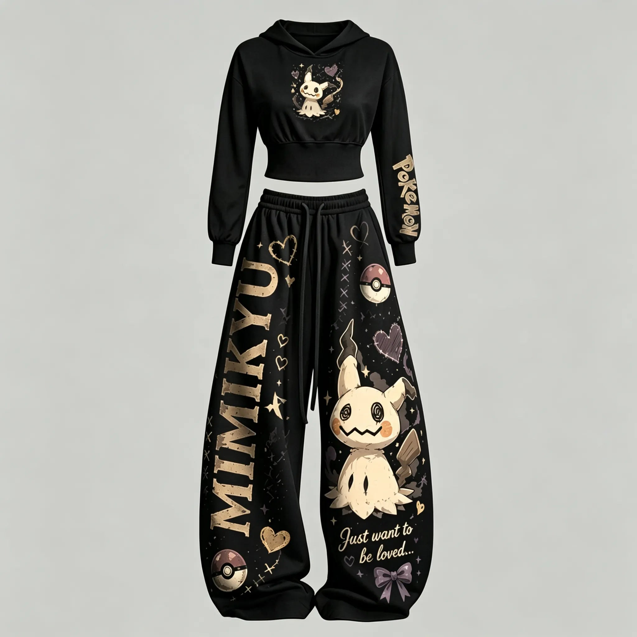 Pokémon Hoodie & Pants TwoPiece Tracksuit Set