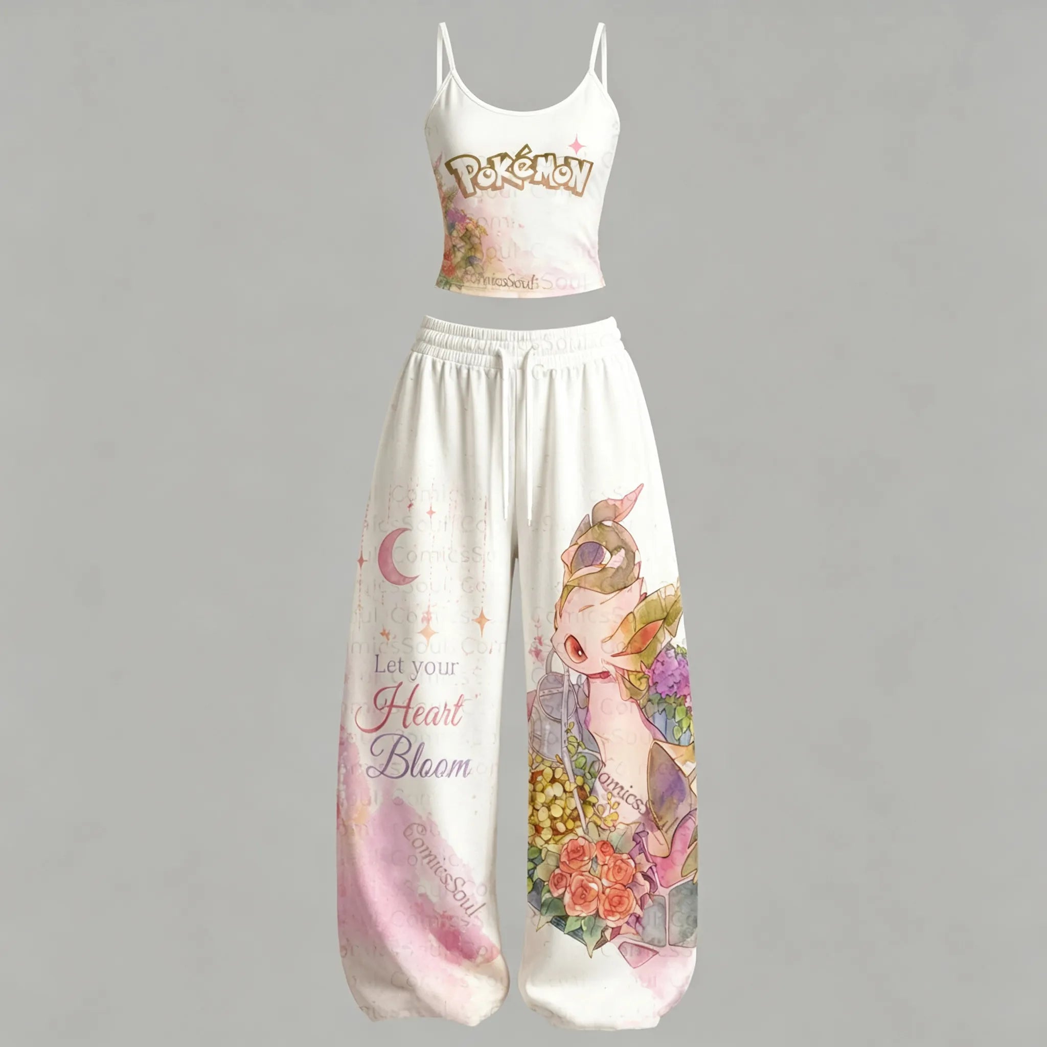 Pokémon T-Shirt & Elasticated Trousers Two-Piece Set