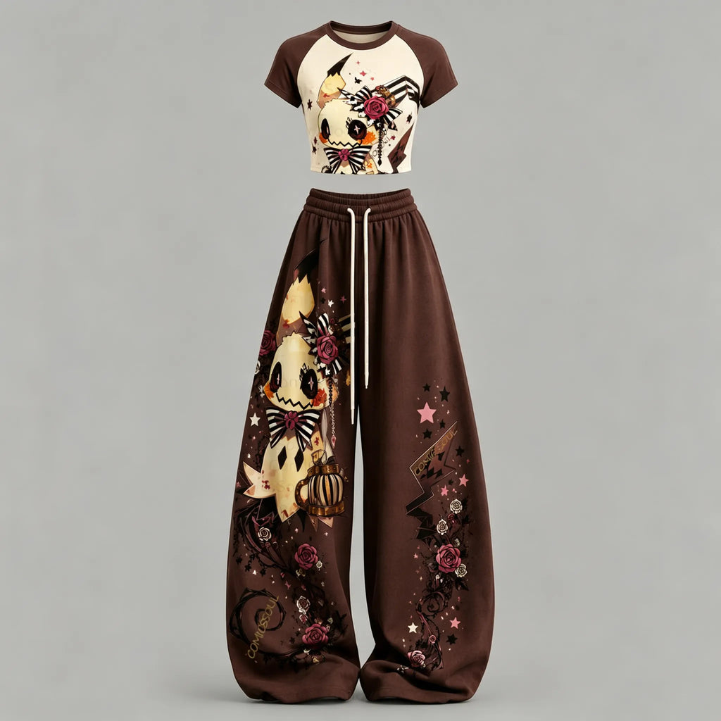 Pokémon Top & Elasticated Trousers Two-Piece Set
