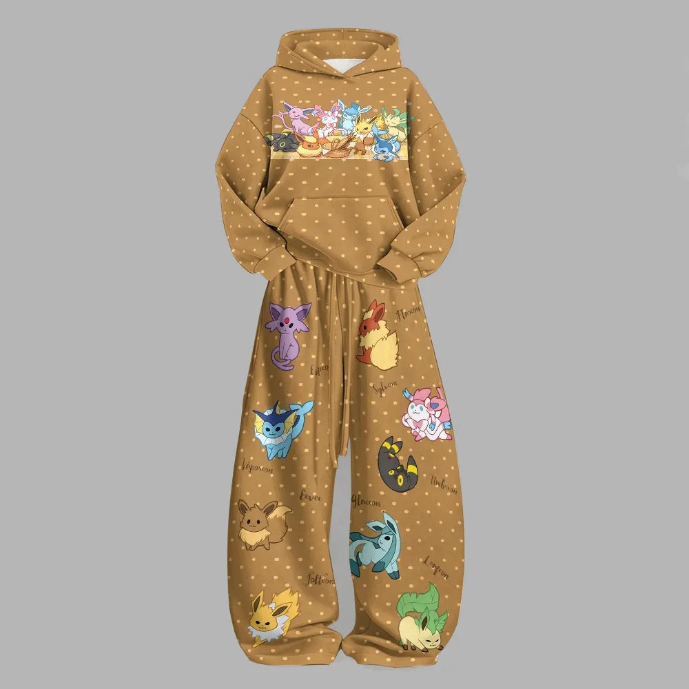 Pokémon Vintage Plush Hoodie set