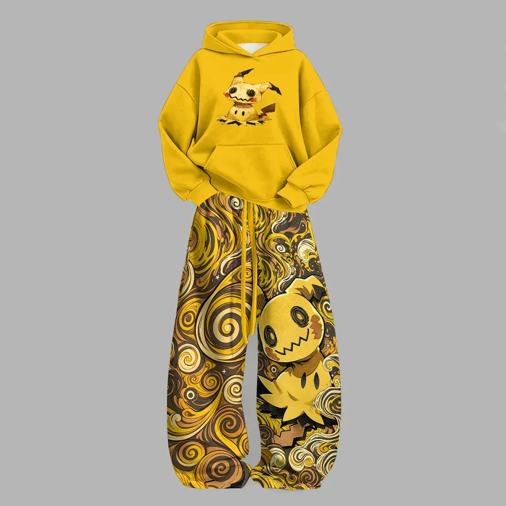Pokémon Vintage Plush Hoodie set