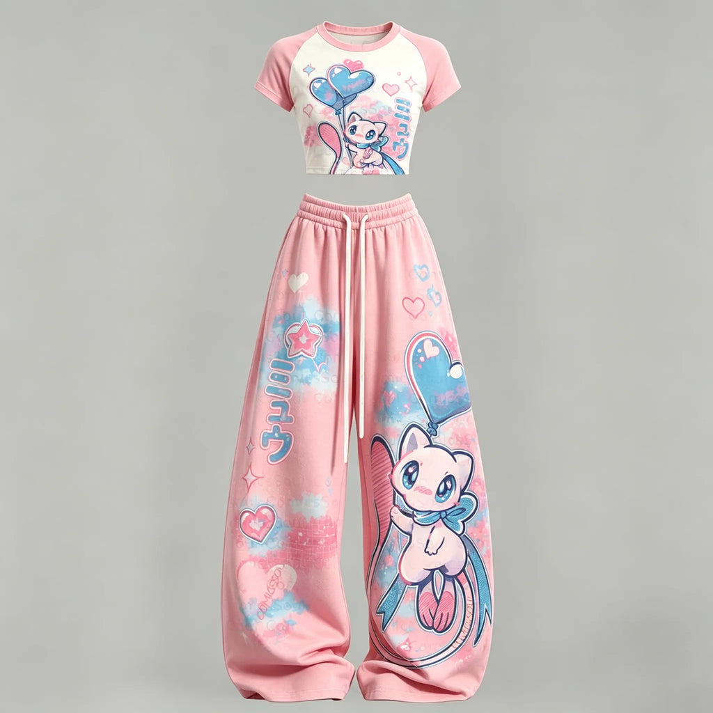 Pokémon Top & Elasticated Trousers Two-Piece Set