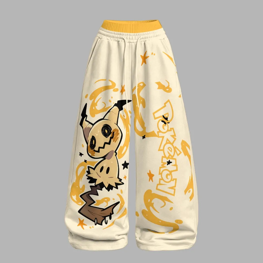 Pokémon Long-sleeved double-layer stretch pants set