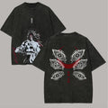 Demon Slayer Kokushibo Printed Unisex Washed T-Shirt