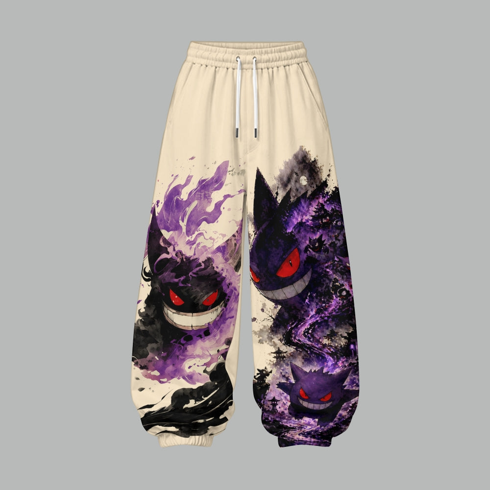 Pokémon Women's Cropped Long Sleeve Hoodie & High Waist Jogger Pants Two Piece Tracksuit Set